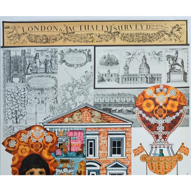 Date: 1970s Size: 25 x 40 inches Artist: Carol Barker About the Poster: This London tourism poster by Carol Barker is a...
