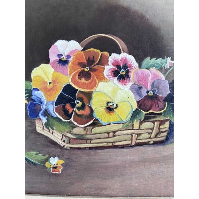 Danish Artist, Still Life Composition, 1960s, Oil Painting on Canvas, Framed For Sale - Image 5 of 9