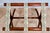 Vintage Scheibe Folding Wooden Luggage Rack With Floral Tapestry Straps For Sale - Image 4 of 8