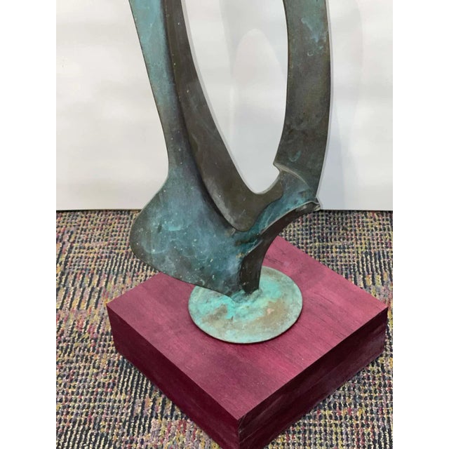Abstract Vintage Large Abstract Bronze For Sale - Image 3 of 13