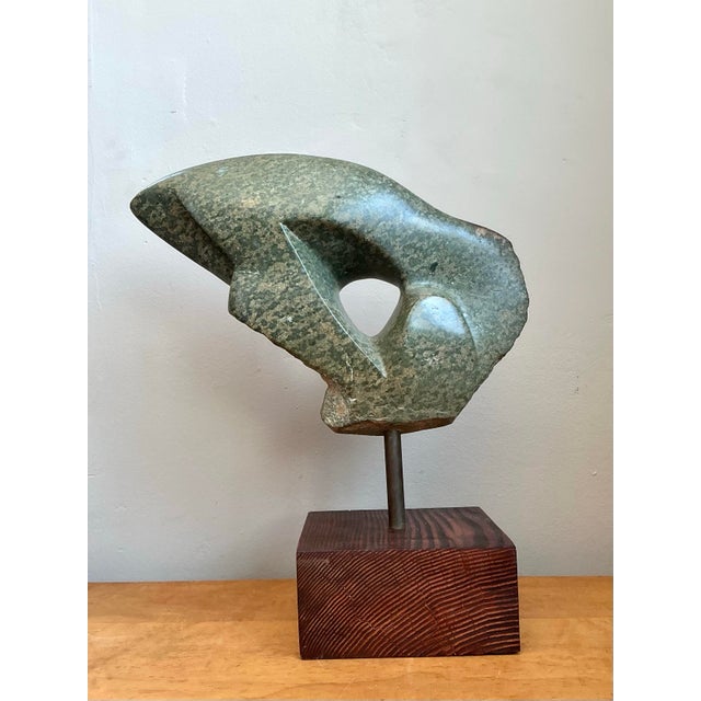 Mid 20th Century Vintage Boho Abstract Stone Sculpture For Sale In West Palm - Image 6 of 12