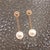 Akoya Pearl Dangle Earrings 14k Gold Certified For Sale - Image 11 of 11