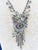 Offered is a vintage rhinestone necklace and bracelet set attributed to DeLizza & Elster (Juliana). Both pieces display...