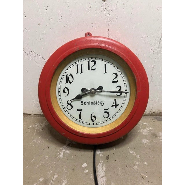 Shop Clock by CTW for F. Schlesicky, 1900s For Sale - Image 6 of 11