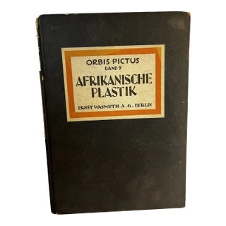 1921 Afrikanische Plastik African Art Book For Sale