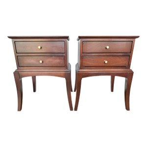 Caperton Furnitureworks Pair of Handmade Solid Cherry Nightstands
