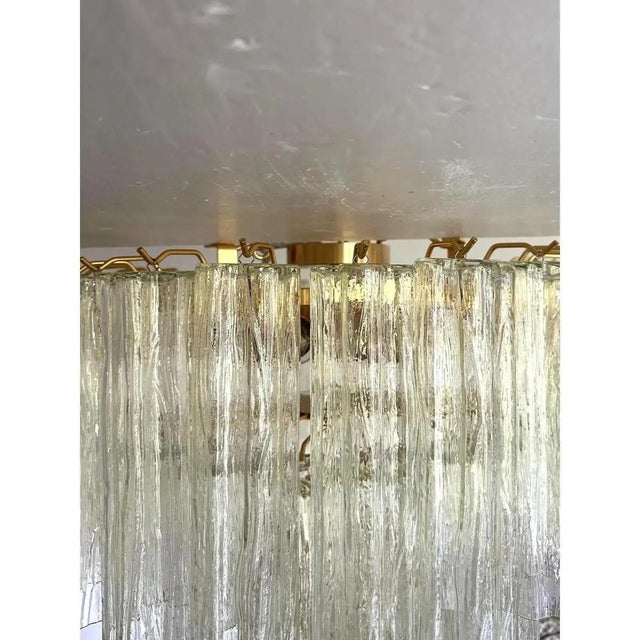 Italian Murano Glass Flush Mount with Tronchi Design by Simoeng for Simoeng For Sale - Image 6 of 9
