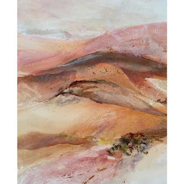 Abstract Abstract Landscape Watercolor For Sale - Image 3 of 5