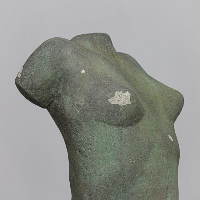 Sculpture Materials Francine Govers, Female Torso Sculpture, 1990s, Concrete For Sale - Image 7 of 10