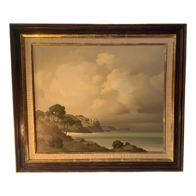 Pierre De Clausade, Paris Landscape, 1970s, Oil on Canvas, Framed For Sale