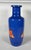 Asian CHINA, 19th century. Porcelain vase with a scroll decorated with carp on a powder blue background. For Sale - Image 3 of 9