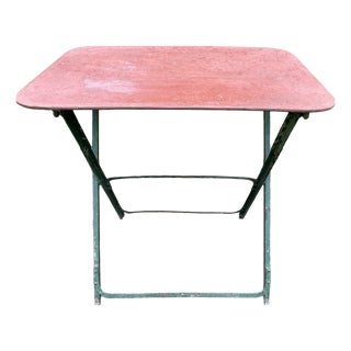 Vintage French Bistro Garden Table, 1930s For Sale