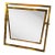 Vintage Italian Adjustable Brass Picture Frame For Sale
