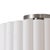 Nova Scallop Flush Mount - Satin Nickel Steel, Drum White Linen Shade, Modern, Dimmable, Elv Dimmer For Sale - Image 4 of 5
