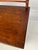 Brown Antique Rustic Wood Baker's Rack / Wash Stand With Slotted Gallery & Lower Shelf For Sale - Image 8 of 13
