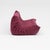 Togo Three-Seater Sofa in Burgundy Bouclet by Michel Ducaroy for Ligne Roset For Sale - Image 12 of 18