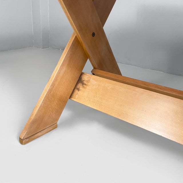 Italian Modern Wood Crate Dining Table by Gerrit Rietveld for Cassina, 1980s For Sale - Image 16 of 18