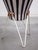 Scandinavian Tripod Planter Ceramic Black & White Stripes, Sweden, 1960s For Sale - Image 6 of 10