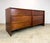 1950s 1950’s T H Robsjohn Gibbings for Widdicomb 6 Drawer Walnut Dresser Chest of Drawers For Sale - Image 5 of 12