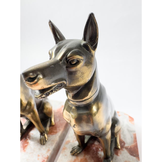 Pair of French Art Deco Dog Bookends, Signed Jamar, C. 1930 For Sale - Image 18 of 18