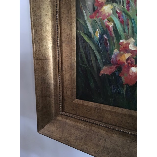 Green 1990s European Seascape Framed Painting on Canvas For Sale - Image 8 of 11