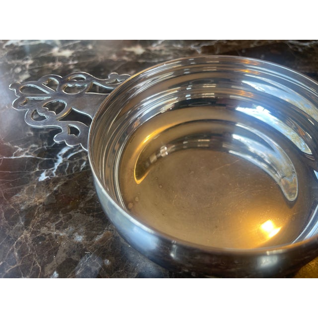 Lunt Silver Lunt Silverplate Porringer Bowl For Sale - Image 4 of 5
