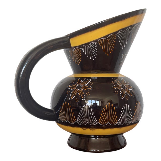 French Vintage Quimper Vase Pitcher For Sale