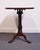 Vintage Antique Late 19th Century Solid Mahogany Traditional Georgian Style 19x22" Tilt Top Accent End Table For Sale - Image 9 of 10