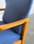 Blue Blue Upholstered Beechwood Lounge Chair Danish Mid-Century Modern 1960s For Sale - Image 8 of 10