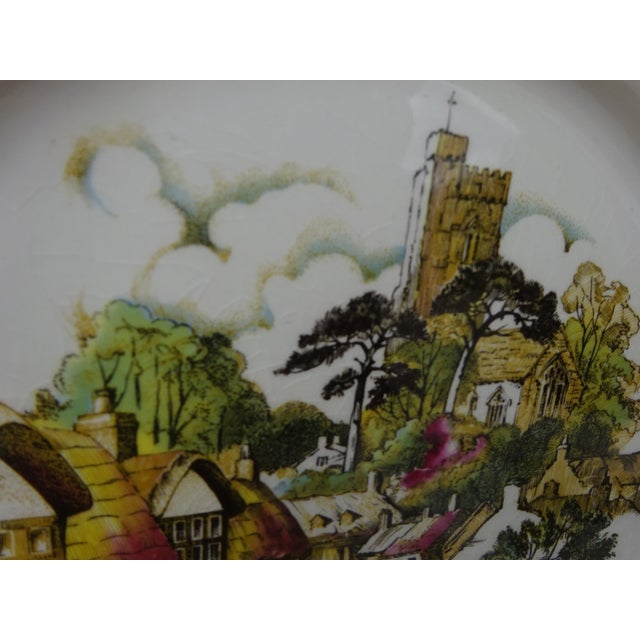 19th Century Vintage Earthenware Dinner Plates from Lunéville, 1890s, Set of 6 For Sale - Image 5 of 13