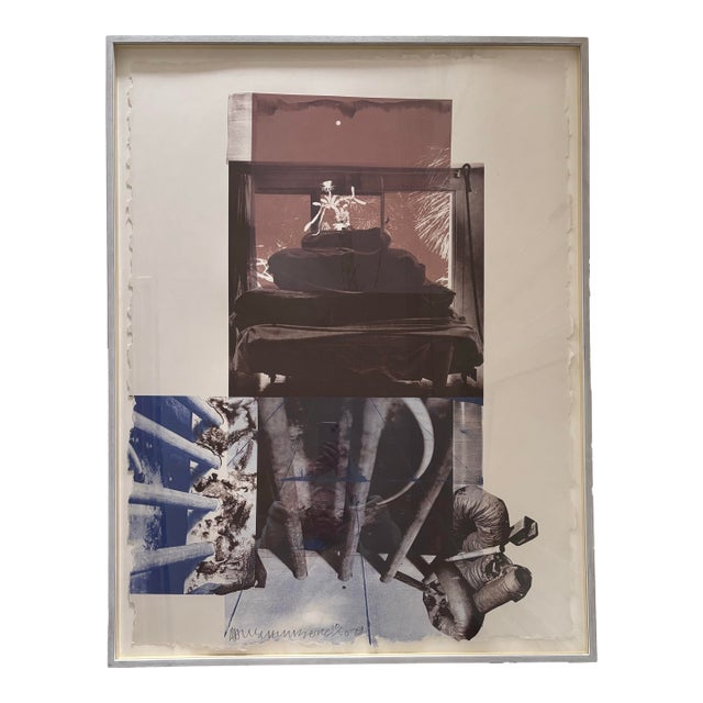 Robert Rauschenberg Rookery Mounds - Night Tork, 1979 Lithograph 10/50 For Sale