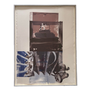 Robert Rauschenberg Rookery Mounds - Night Tork, 1979 Lithograph 10/50
