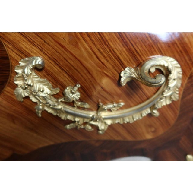 Sauté Chest of Drawers in Marquetry by Perreau For Sale - Image 14 of 15