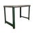 1970s Vintage Heavy Duty Industrial Steel Workbench Table With Painted Legs. For Sale - Image 5 of 7
