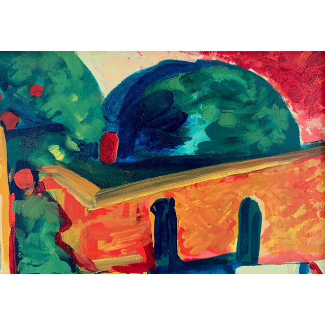 Vintage Fauvist Painting - Kandinsky Style For Sale In Houston - Image 6 of 14