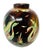 Mid-Century Modern Large Vintage Peruvian Chulucanas Smoked Pottery Swan Sphere Vase For Sale - Image 3 of 12