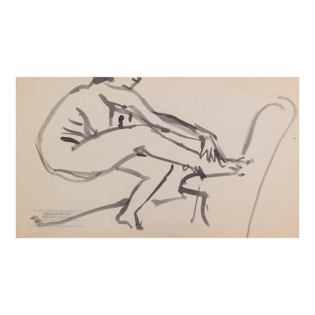 'Seated Nude' by Victor Di Gesu, Paris, Louvre, Salon D'Automne, Academie Chaumière, Los Angeles County Museum of Art, San Francisco Art Association For Sale