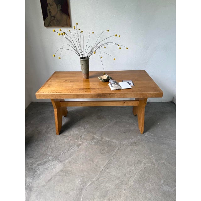 Beech Mountain Furniture Table, 1950s For Sale - Image 6 of 18