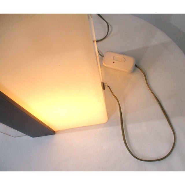 Mid 20th Century Lucite Fin Bladed Table Lamp in the Style of Joe Columbo For Sale - Image 12 of 13