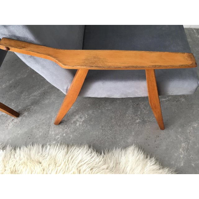 Gray Set of Mid-Century Velvet Armchairs from ZNZ, 1960s For Sale - Image 8 of 14