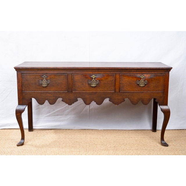 Late 19th Century English Oak Console For Sale - Image 10 of 11