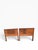 Henredon Pair of Henredon Campaign Style Walnut Twin Headboards With Brass Accents For Sale - Image 4 of 12