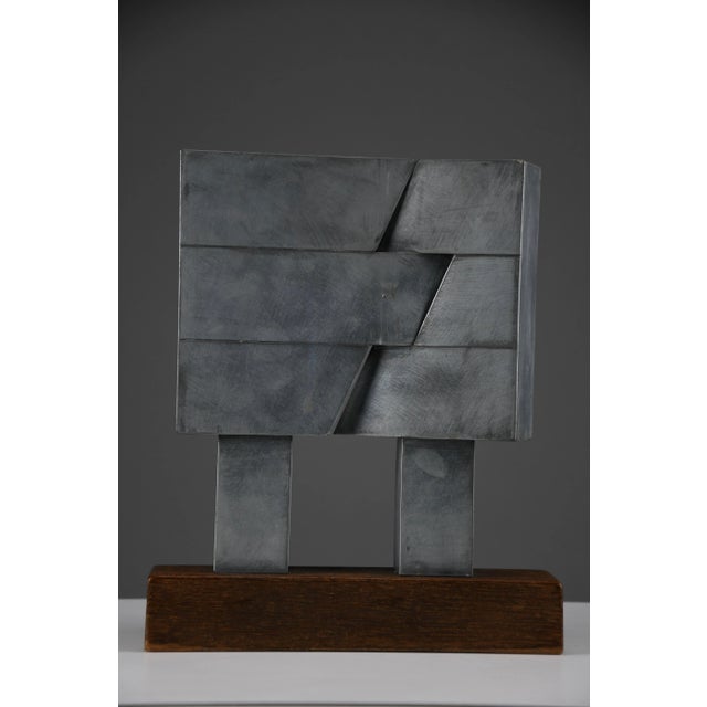 Chris Verbeek, Broken I, 1977, Zinc and Wood For Sale - Image 9 of 11