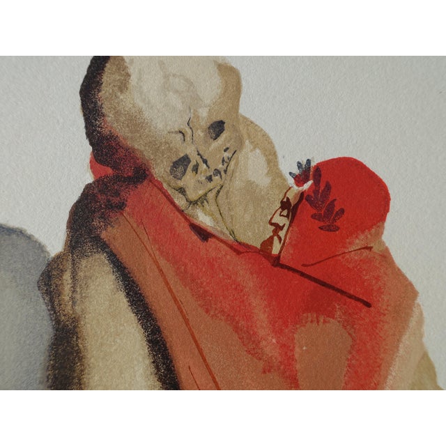 Salvador Dali, Les reproches de Virgile, Etching For Sale - Image 4 of 6