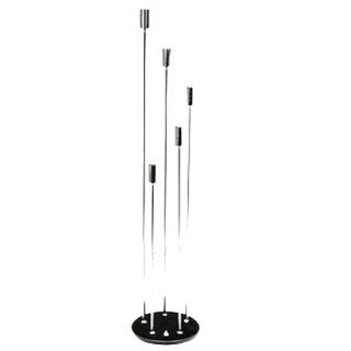 1970s Skyscraper Style Chrome Floor Lamp For Sale