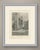An upright steel engraving of the Town Hall of Halberstadt with its Roland statue, after Carl Werner, in the original...