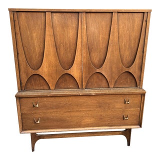 Mid 20th Century Broyhill Brasilia Chifferobe Gentlemans Chest For Sale