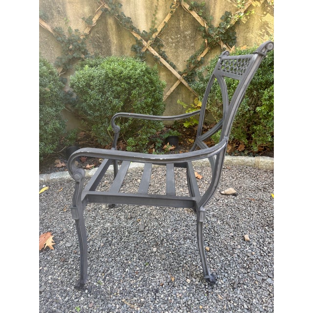 Seven Piece Patio Dining Set For Sale In New York - Image 6 of 12
