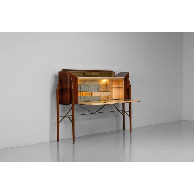 Bar Cabinet by Vittorio Dassi for La Permanente Mobili Cantù, Italy, 1950 For Sale - Image 10 of 18
