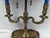 Wildwood Wildwood Vintage Brass Bouillotte Style Two-Light Table Lamp With Black Tole Shade and Gilt Decoration For Sale - Image 4 of 18